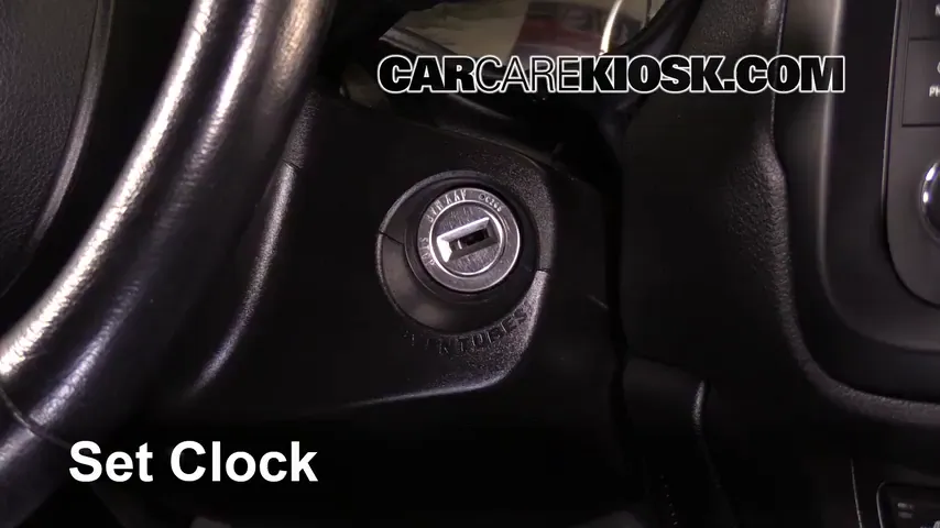 2016 Jeep Renegade Limited 2.4L 4 Cyl. Horloge Régler l'horloge